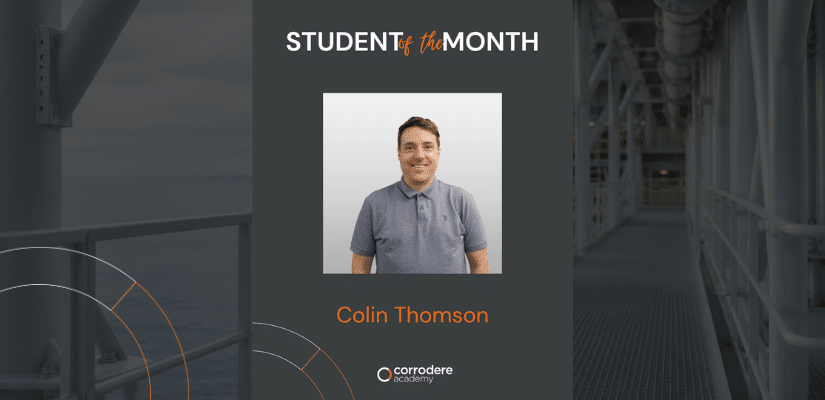 Student of the month: Colin Thomson